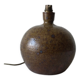 Lampe boule en grès pyrite de Guy baudat
