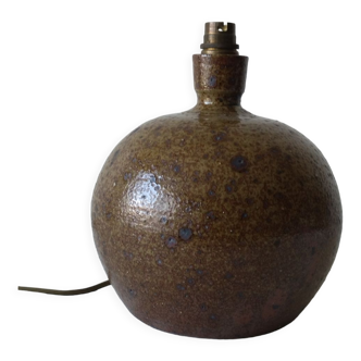 Pyrite stoneware ball lamp by Guy Baudat