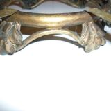 Dessous de plat en céramique sur support en bronze