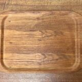 Teak trays by Langva, mid-century modern, 1960s, set of 3.