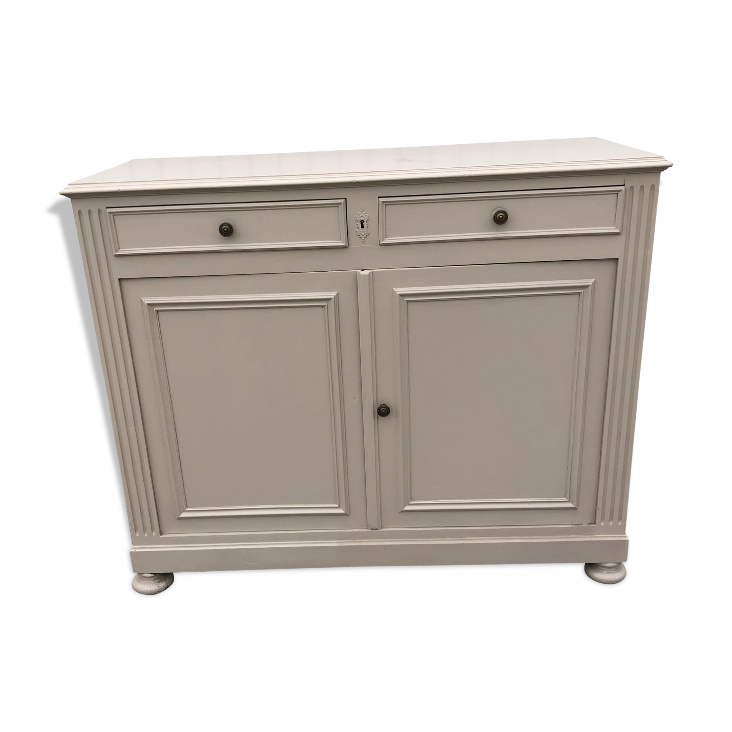 Old beige patina buffet