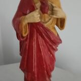 Ancient statue of the Sacred Heart