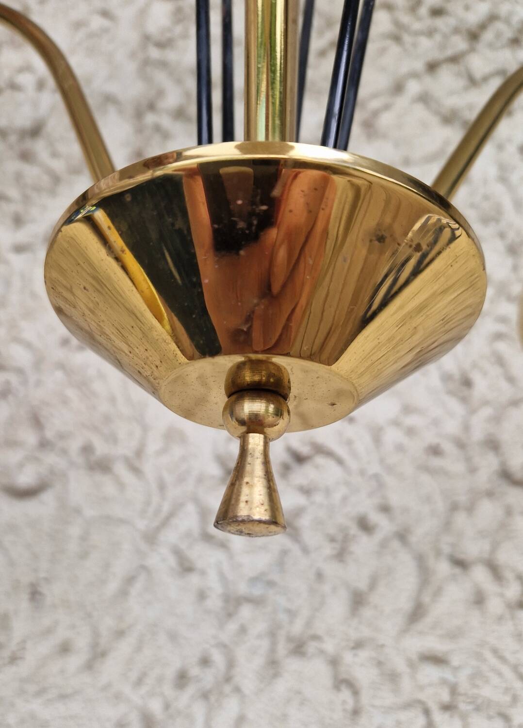 1950s chandelier from the Lunel house in France