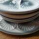 Lot de 6 assiettes et plat à huitres