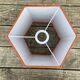 Abat-jour orange hexagonal HK Living