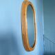 Pair of bamboo mirrors 34x56cm