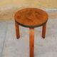 Scandinavian stool by Alvar Aalto for editions Finmar, 30 years