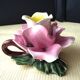Ceramic flower candle holder