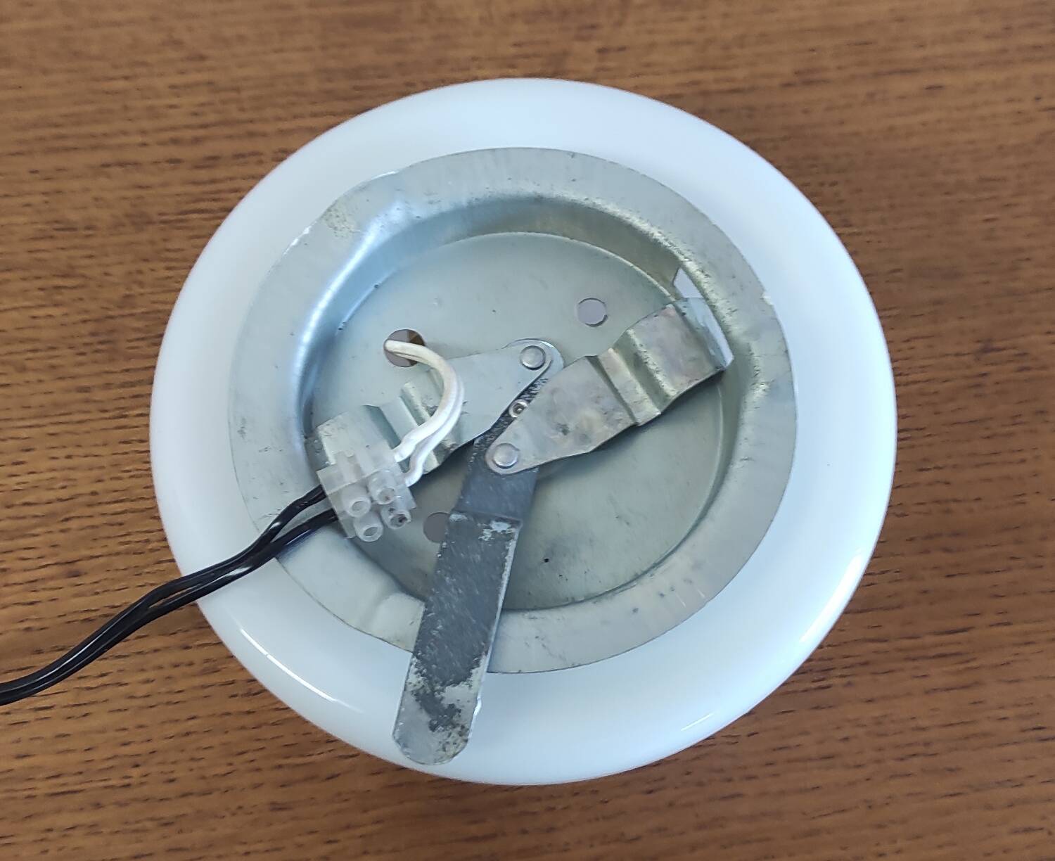 Opaline globe wall light 15 cm - 50s/60s