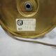 Vintage 70s lamp, painted metal and brass
