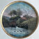 Tableau HSP Miniature "Paysage animé au moulin à roue" XIX° siècle