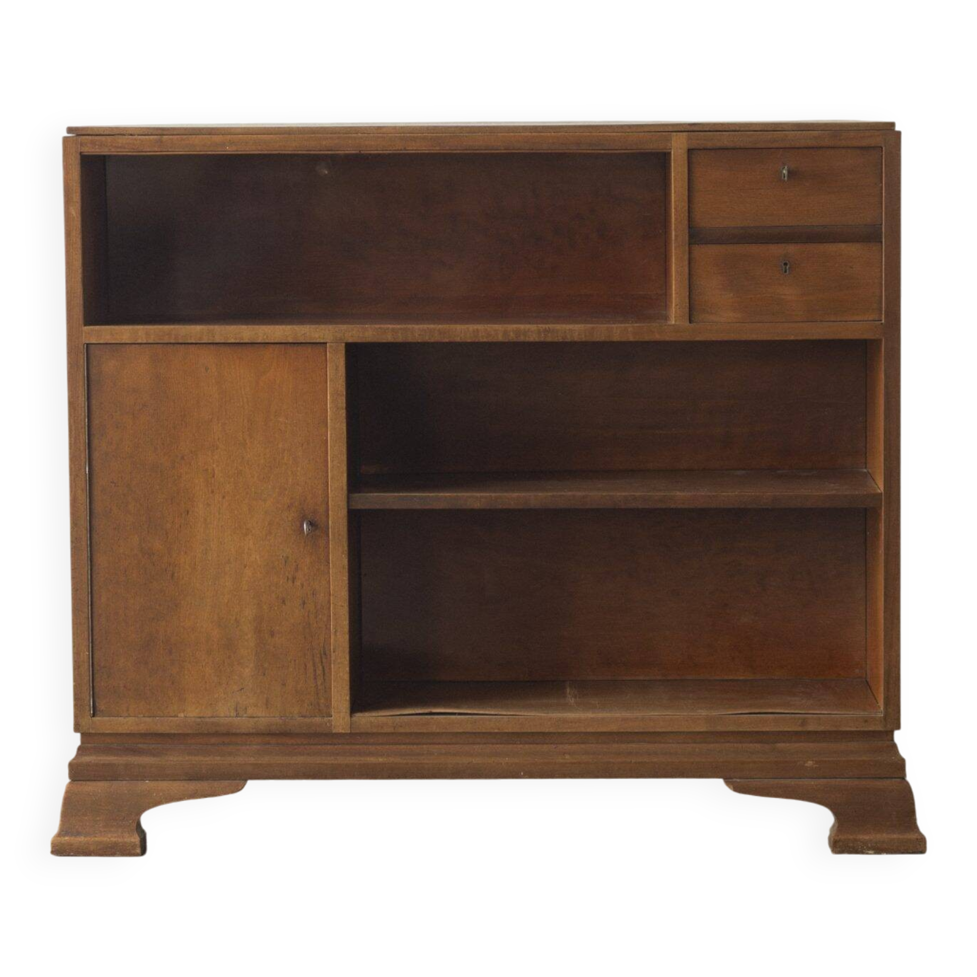 Danish crafted stained beech, bookcase