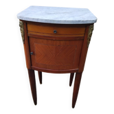 Antique vintage Louis XVI bedside table