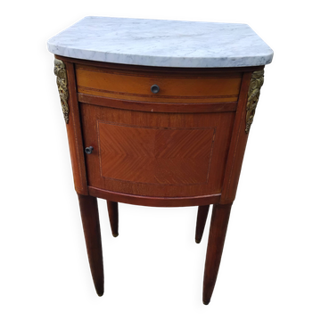 Antique vintage Louis XVI bedside table