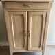 Antique Parisian buffet/jam cupboard in patinated wood