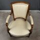 Cabriolet armchair in beech, Louis XVI period – 2nd half of the 18th century