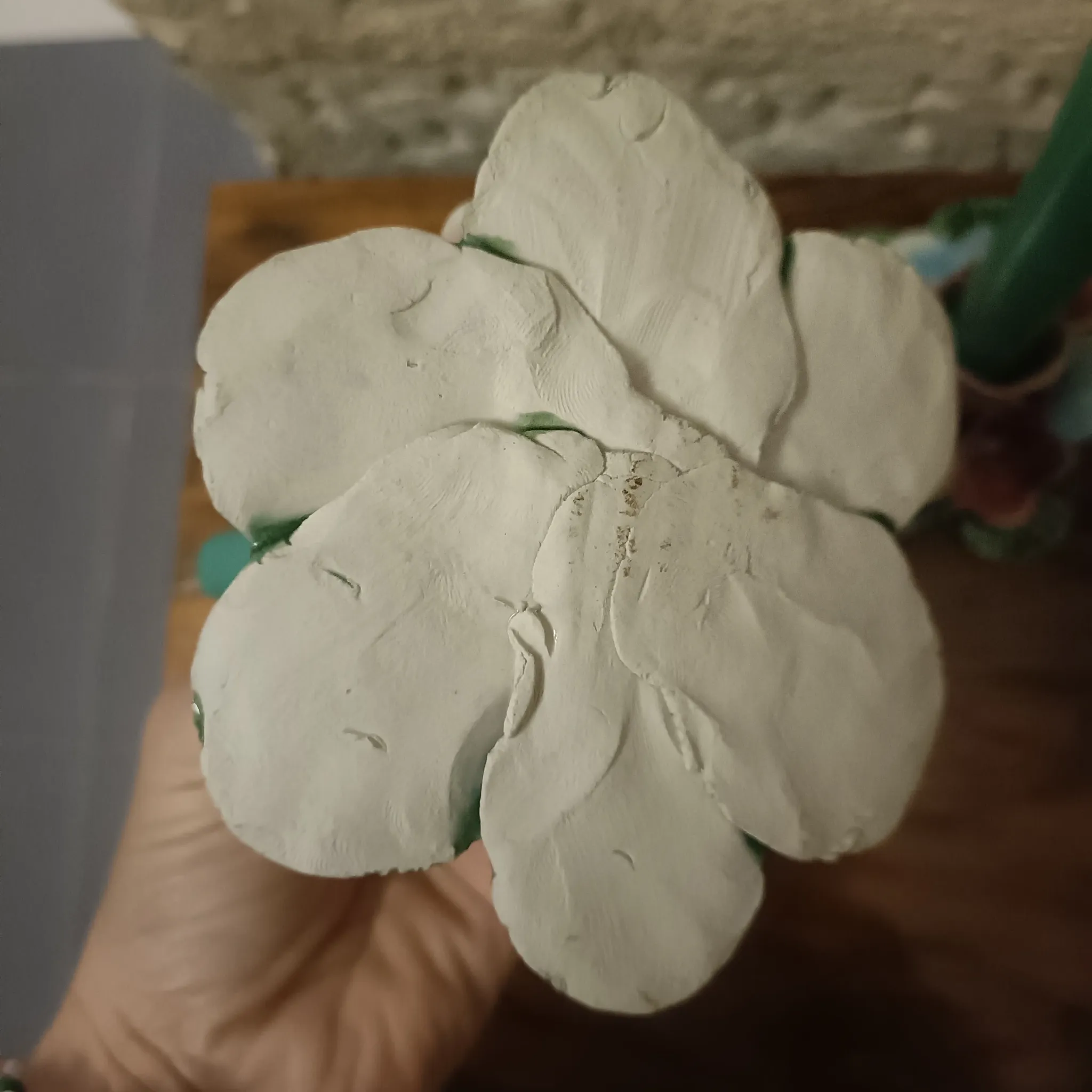 Pair of Italian ceramic candle holders