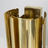 Pair of brass wall lamps from Falkenberg 1970