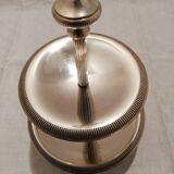 2 silver metal compartments