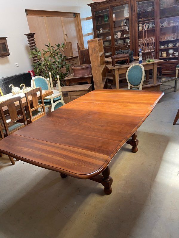 Vintage walnut dining table