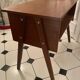 Bureau vintage pied compas et son fauteuil