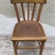 Set of 6 chairs bistro style baumann old 70s vintage wood