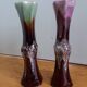 Vases soliflores flammés Vallauris