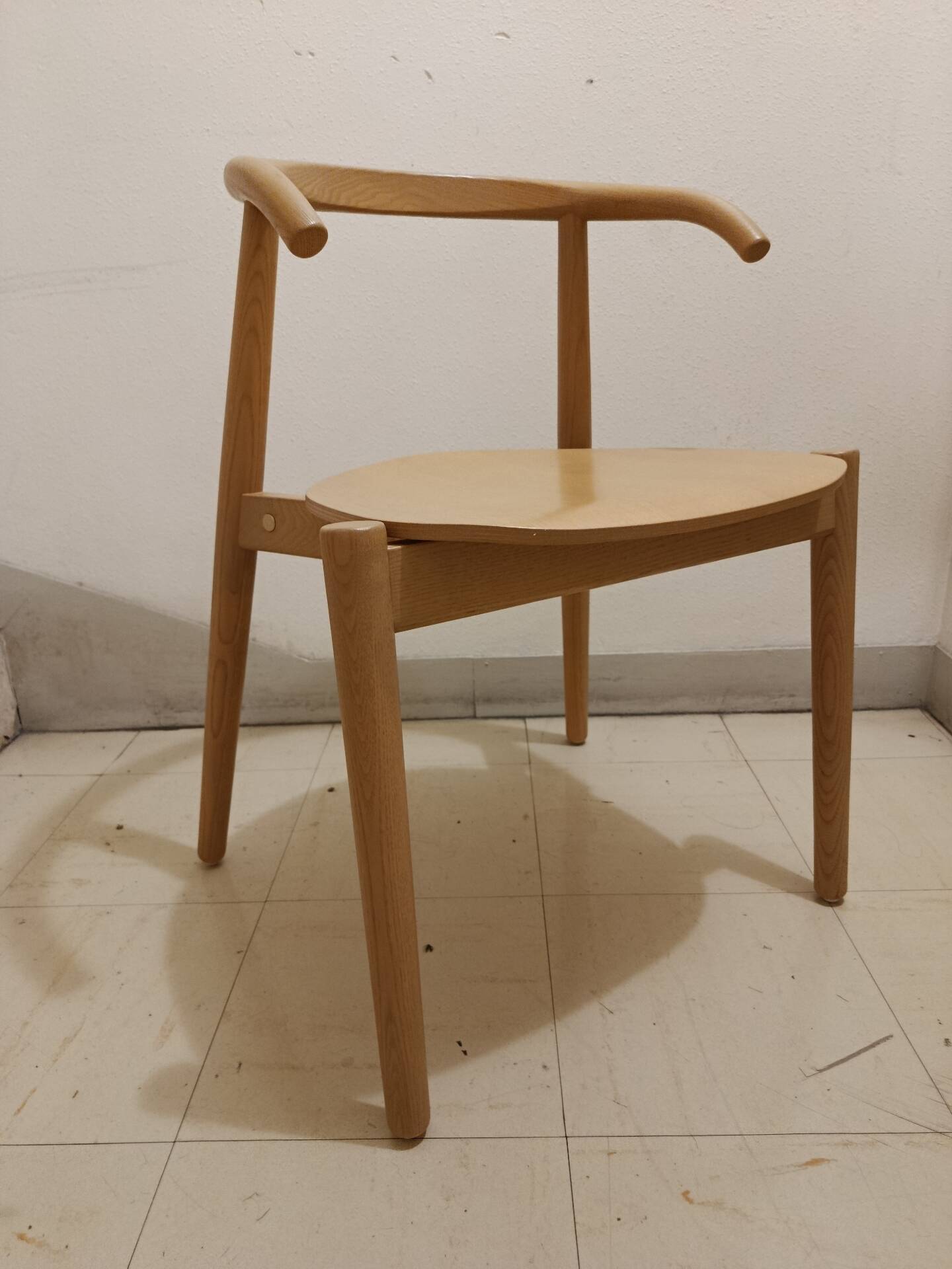 Solid wood design chair