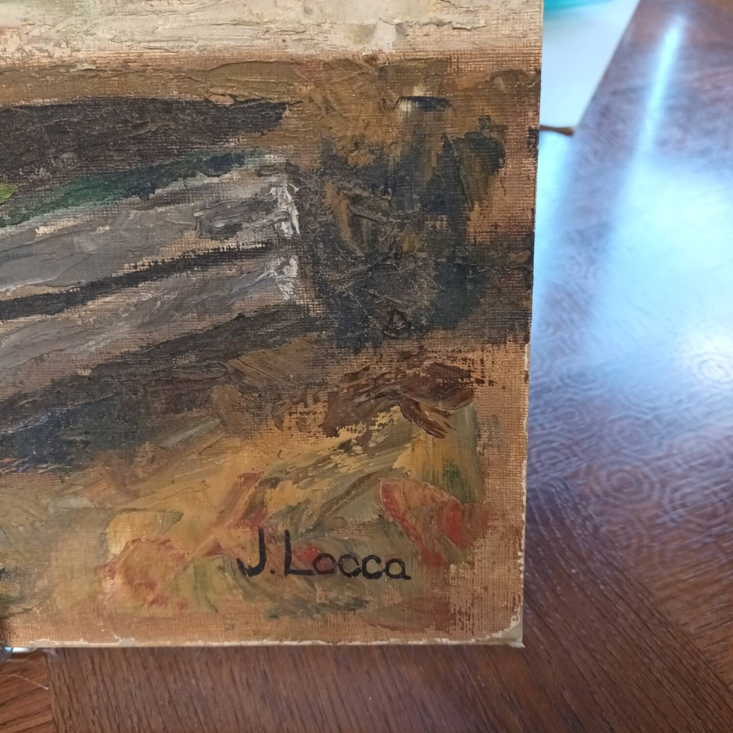 Lilac painting signed