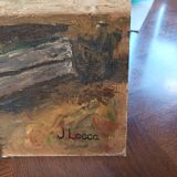 Lilac painting signed