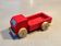 Camion plateau en bois, jouet ancien