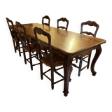 Dining room table and 6 chairs