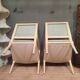 Pair of large Louis XVI style armchairs