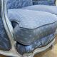 Louis XV style sofa from the 70s in beech, feather seat cushions