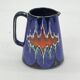 Vintage ceramic pitcher / vase, Vallauris style, signed LEP,