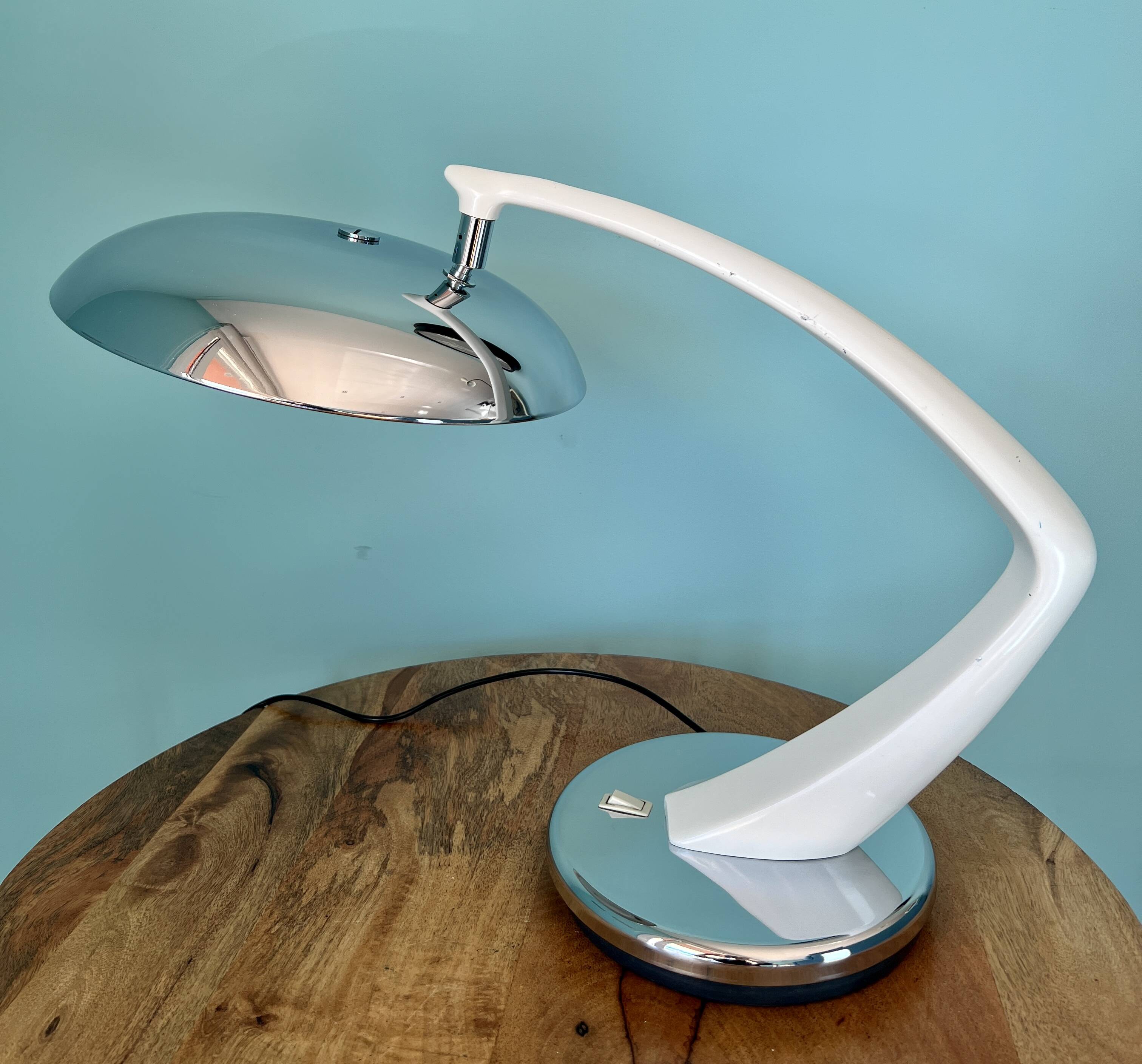Fase vintage lamp from 1960s - mid century modern table - boomerang 64 model - retro lamp