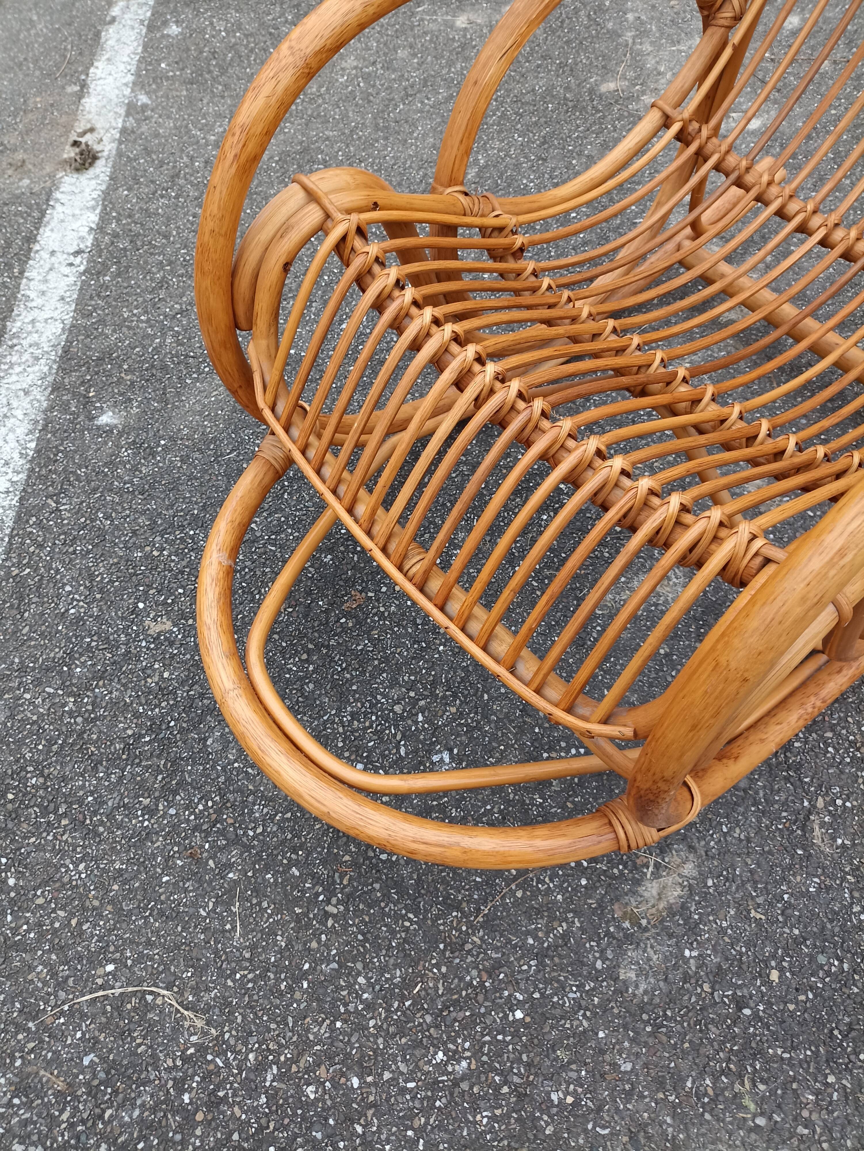 Rattan rocking chair