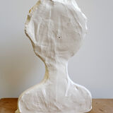 Plaster bust of a woman
