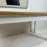 Ivory white base farmhouse table