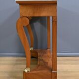 Console en Ronce de Noyer, époque Restauration – Début XIXe