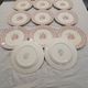 Set of 11 old Lunéville dessert plates