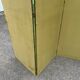 Grand paravent ancien trois panneaux tissu floral 200 cm