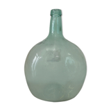 Clear green demijohn
