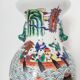 Chinese vase family green decoration dragon kite