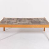 Danish Modern Ceramic Top Coffee Table from Sallingboe