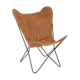 Fauteuil papillon en cuir