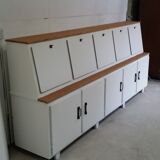 Old wooden workshop furniture