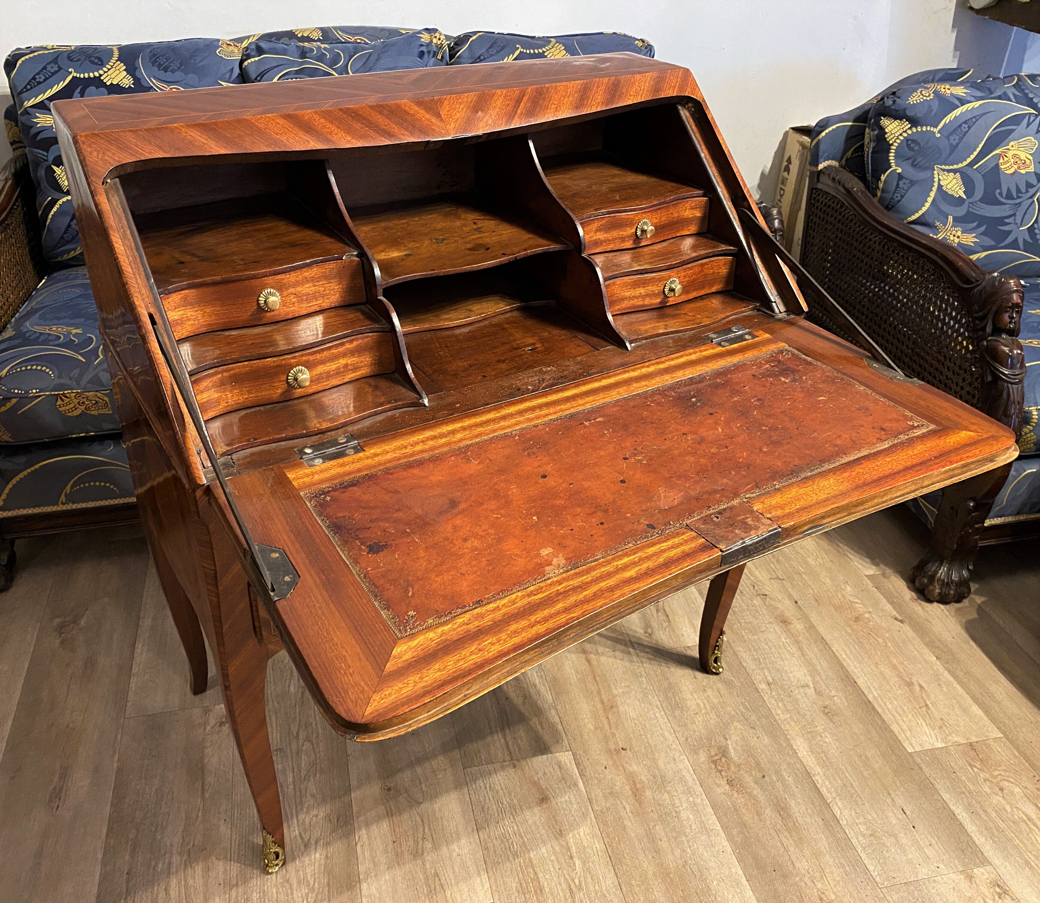 Slope desk marquetry XVIIIth
