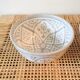 Lot of 2 grey bowls 15cm Moroccan ceramic
