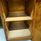 Small fir desk, workshop, 1950s